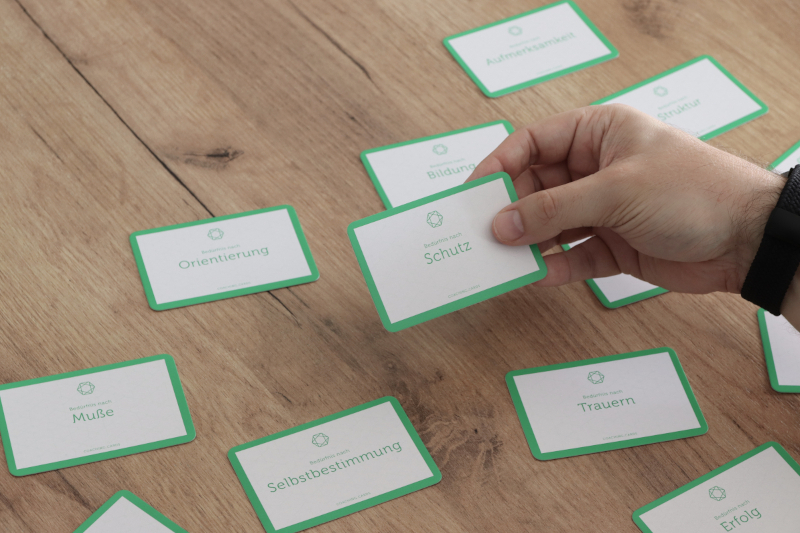 Arbeiten mit Coaching- und Bilderkarten